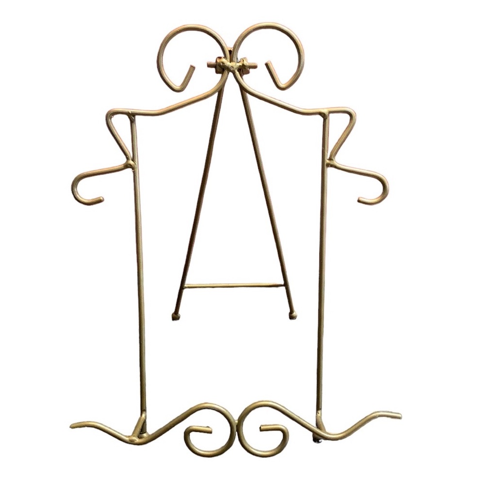 SALE!!! Copper coloured easel or plate holder